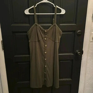 Olive Green Dress